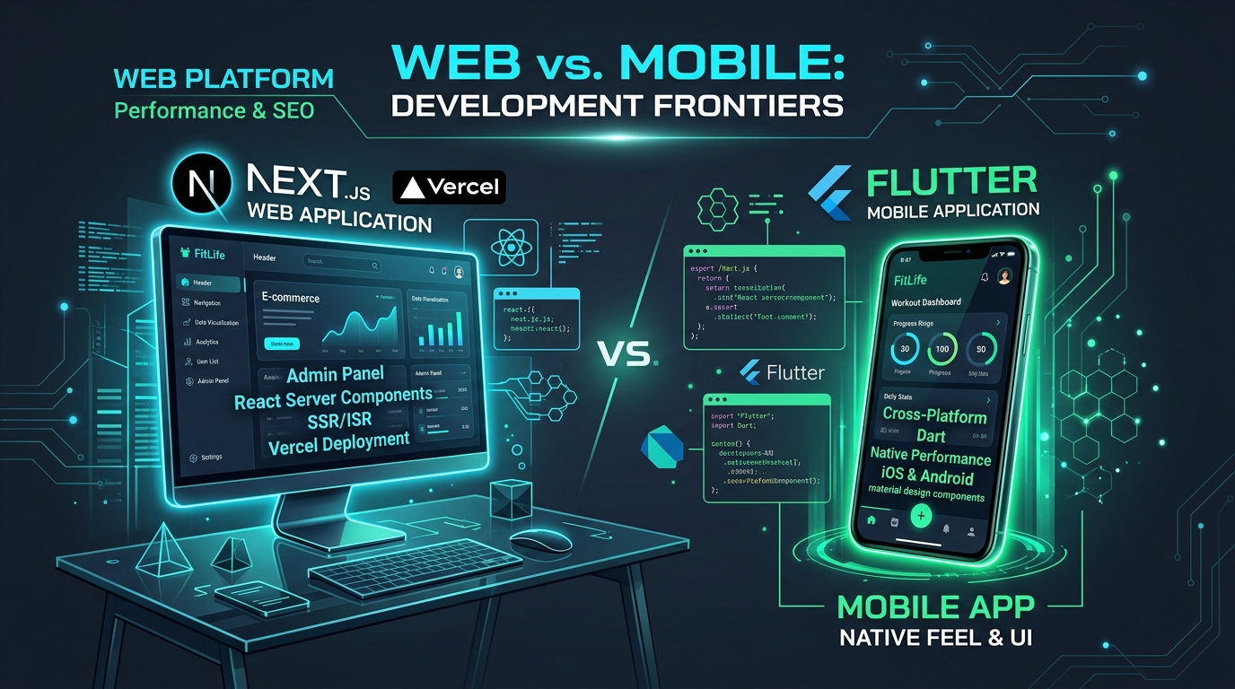 Architecting an MVP: Next.js vs Flutter, and How We Chose for FirmFlow AI and Blyno Academy